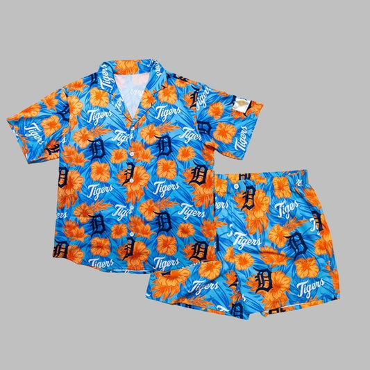 Tigers Hawaiian Shirt and Shorts Set Giveaway 2025 - Moonbestprint