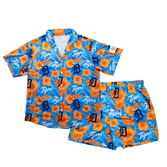 2025 Giveaway Tigers Hawaiian Shirt and Shorts Set - Moonbestprint