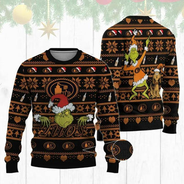 Tito’s Grinch Ugly Sweater, Grinch Holiday Sweater Moonbestprint