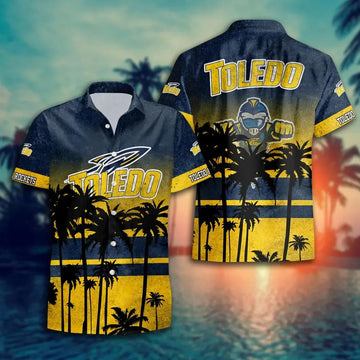 Toledo Rockets Style Hot Trending Summer Aloha Hawaiian Shirt, NCAA Hawaiian Shirt Moonbestprint