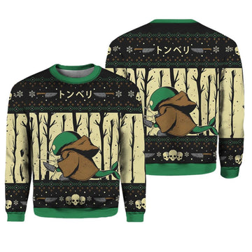 Tonberry Chefs Knife Final Fantasy Ugly Sweater - Moonbestprint