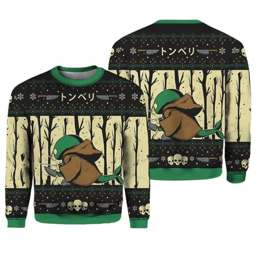 Tonberry Chefs Knife Final Fantasy Ugly Sweater - Moonbestprint