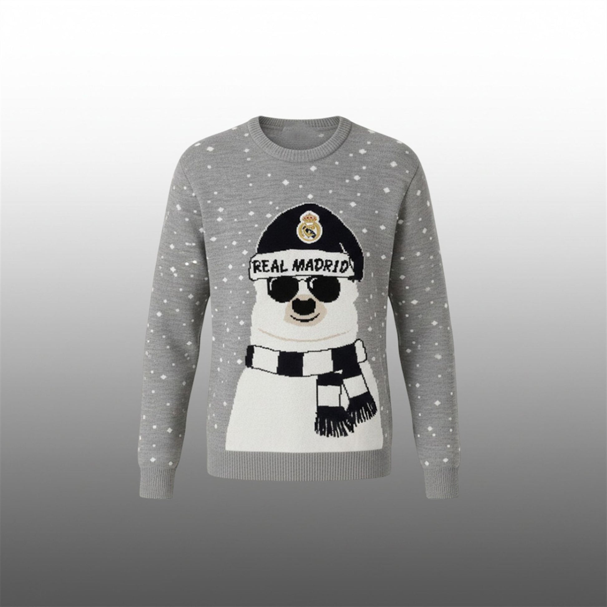 Toni Kroos Grandfather Polar Bear Real Madrid Christmas Ugly Sweater - Moonbestprint