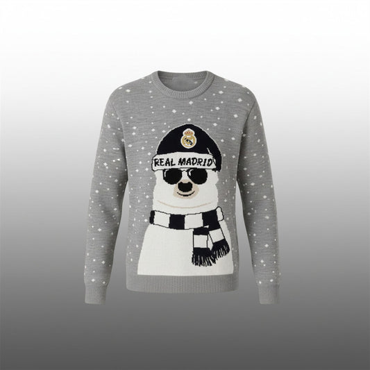 Toni Kroos Grandfather Polar Bear Real Madrid Christmas Ugly Sweater - Moonbestprint