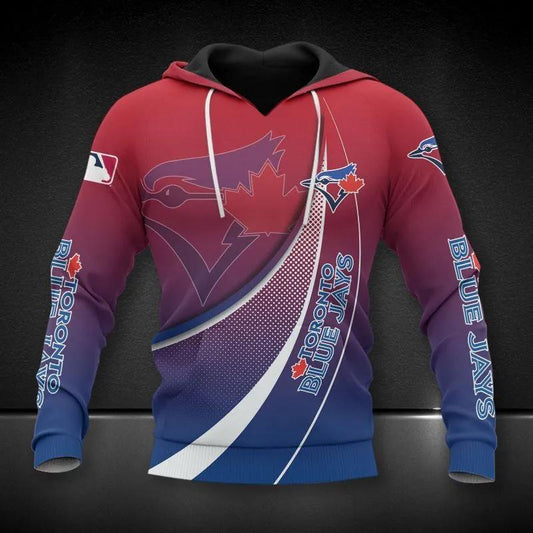Toronto Blue Jays All Over Print MLB Hoodie 1, MLB Hoodie Moonbestprint
