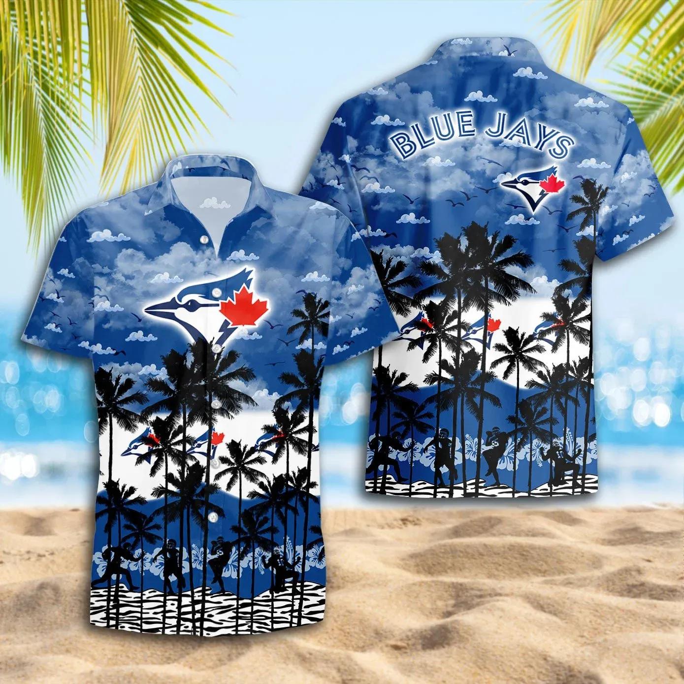 Toronto Blue Jays Hawaiian Shirt Trending Summer. Gift For Toronto Blue Jays Fan, MLB Hawaiian Shirt Moonbestprint