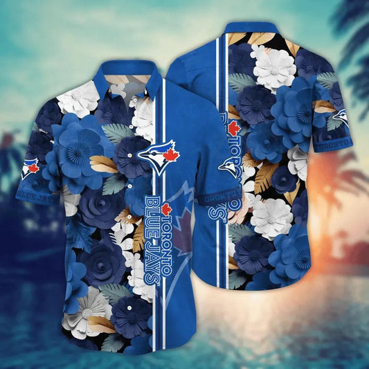 Toronto Blue Jays MLB Flower Aloha Hawaiian Shirt 17, MLB Hawaiian Shirt Moonbestprint