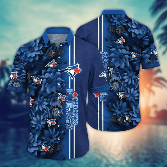 Toronto Blue Jays MLB Flower Aloha Hawaiian Shirt 5, MLB Hawaiian Shirt Moonbestprint