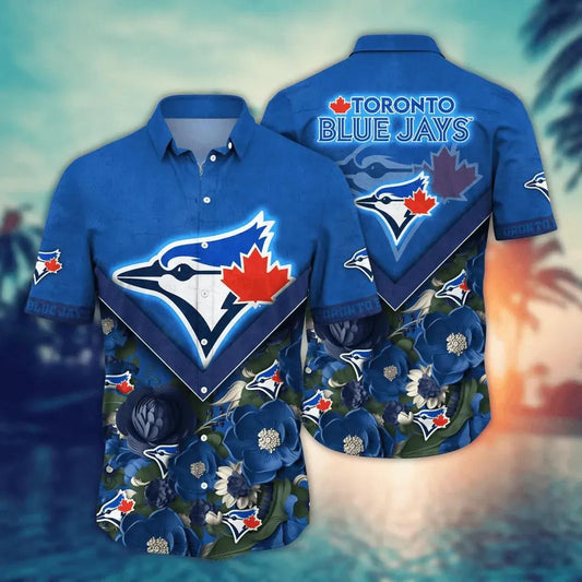 Toronto Blue Jays MLB Flower Aloha Hawaiian Shirt 7, MLB Hawaiian Shirt Moonbestprint