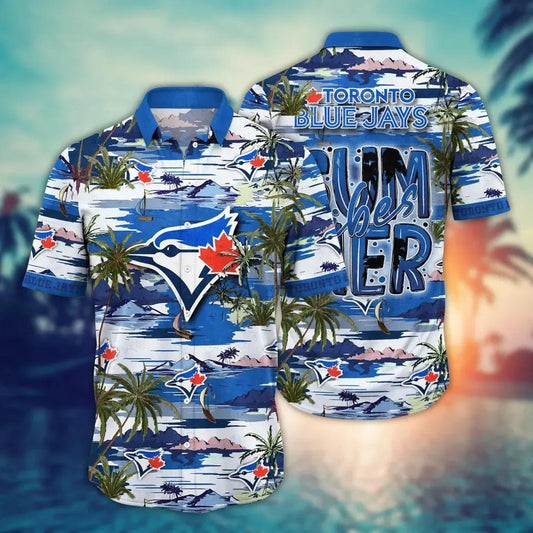 Toronto Blue Jays MLB Flower Aloha Hawaiian Shirt 9, MLB Hawaiian Shirt Moonbestprint
