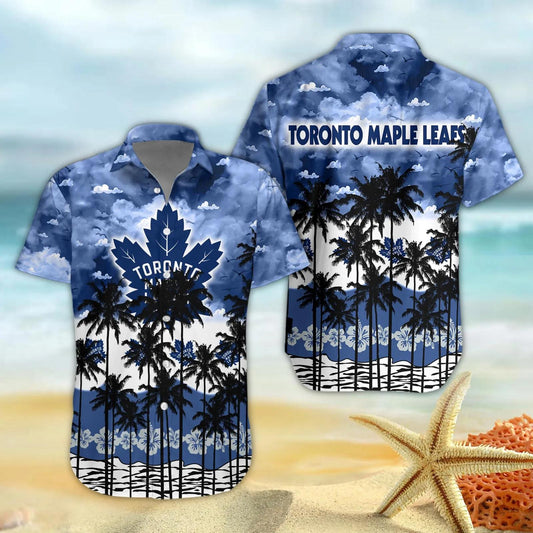 Toronto Maple Leafs Hawaiian Shirt, NHL Hawaiian Shirt Moonbestprint
