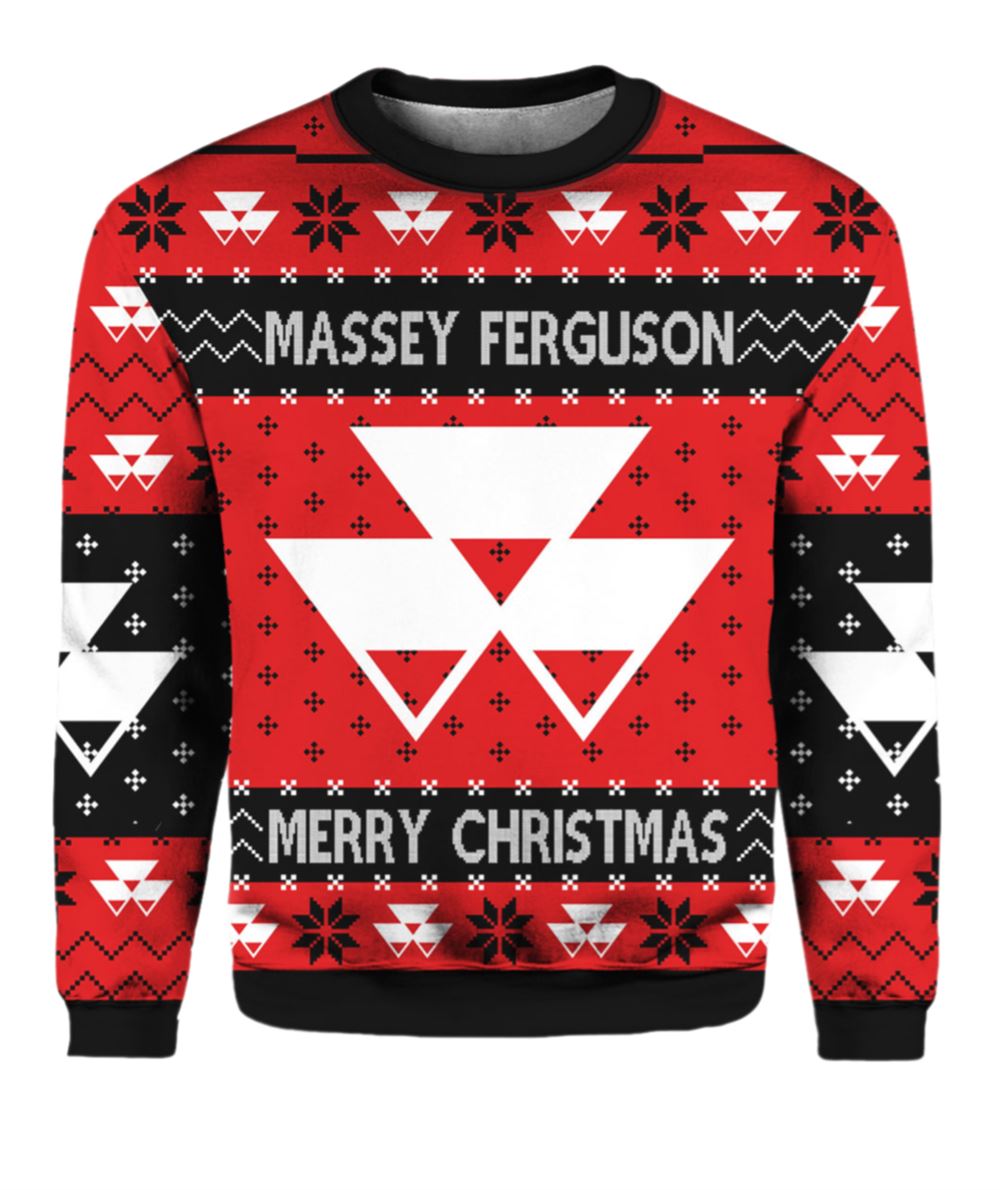 Tractor Massey Ugly Christmas Sweater - Moonbestprint