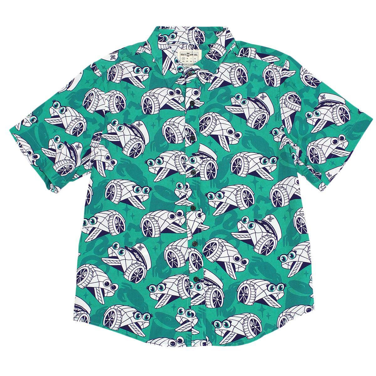 Trash Wheel Family (Teal) / Hawaiian Shirt – Moonbestprint