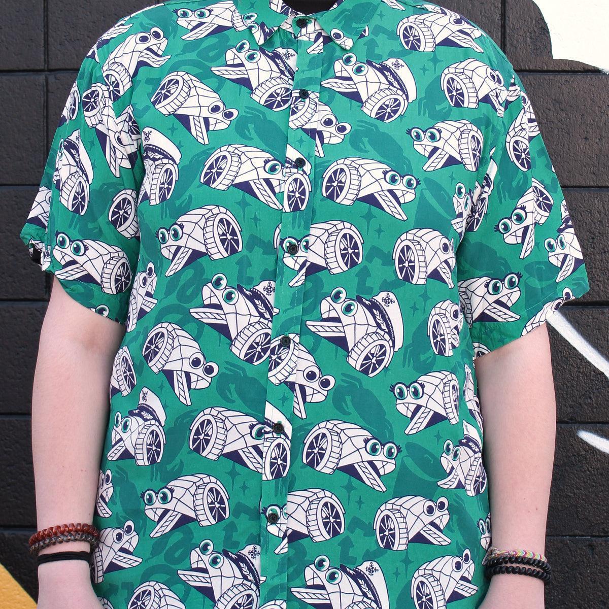 Trash Wheel Family (Teal) / Hawaiian Shirt – Moonbestprint