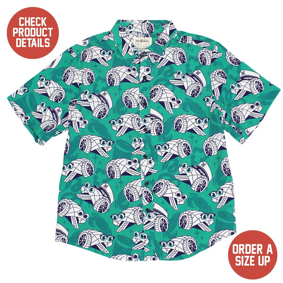 Trash Wheel Family (Teal) / Hawaiian Shirt – Moonbestprint
