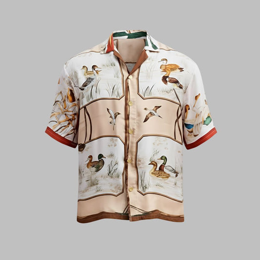 Travis Kelce Wood Duck Hawaiian Shirt - Moonbestprint