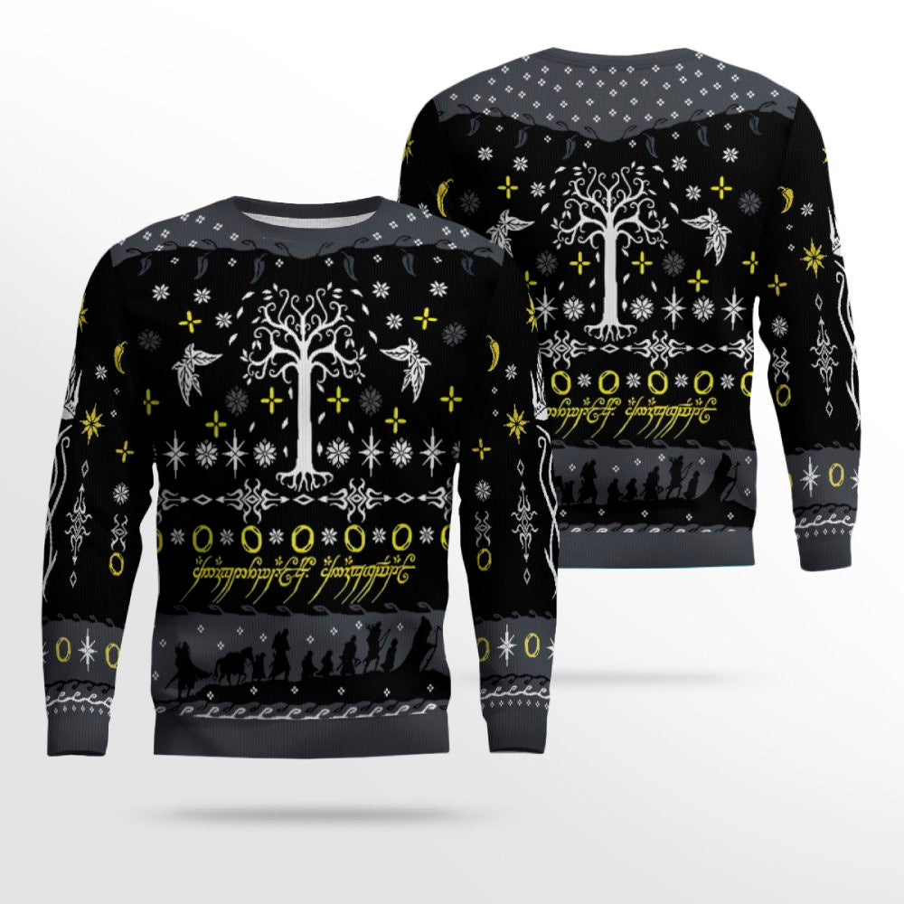 Tree Of Gondor Ugly Christmas Sweater – Moonbestprint