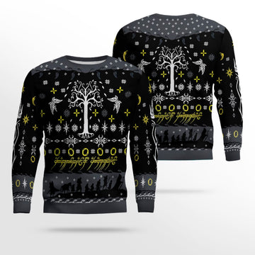 Tree Of Gondor Ugly Christmas Sweater – Moonbestprint