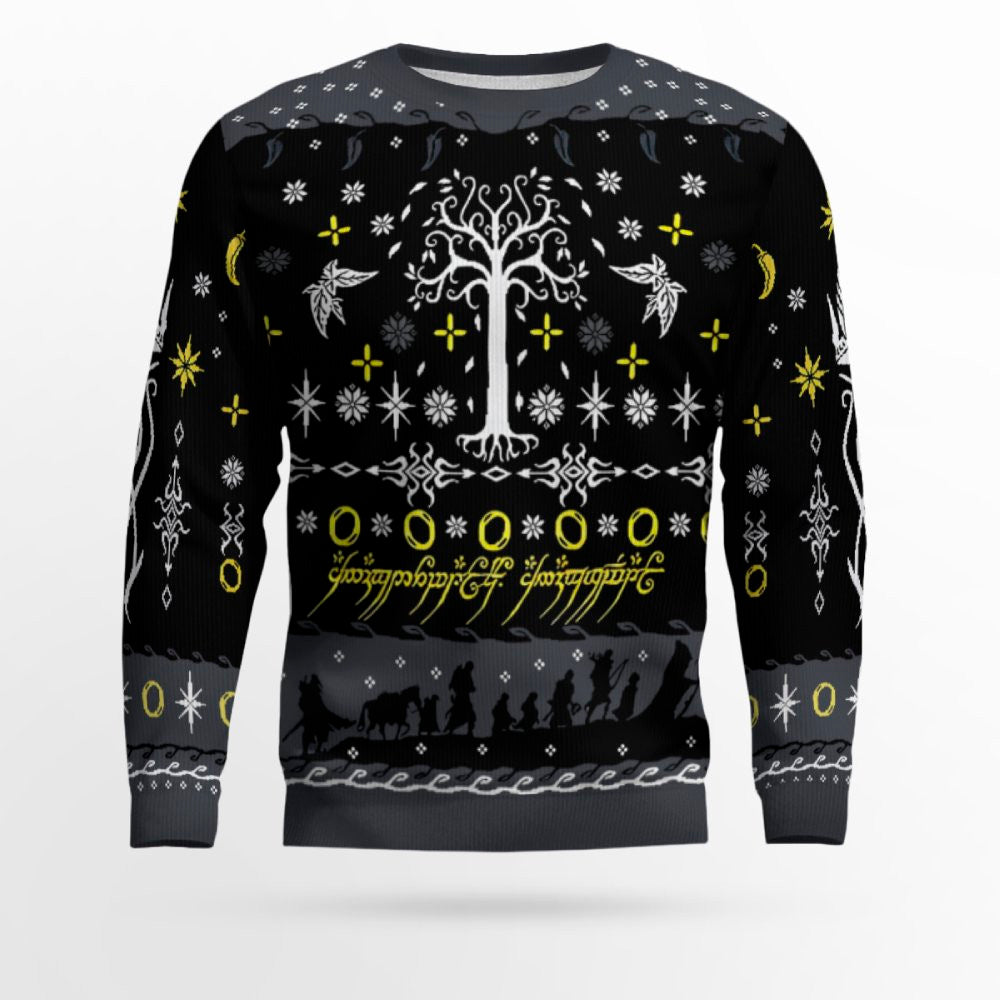 Tree Of Gondor Ugly Christmas Sweater – Moonbestprint