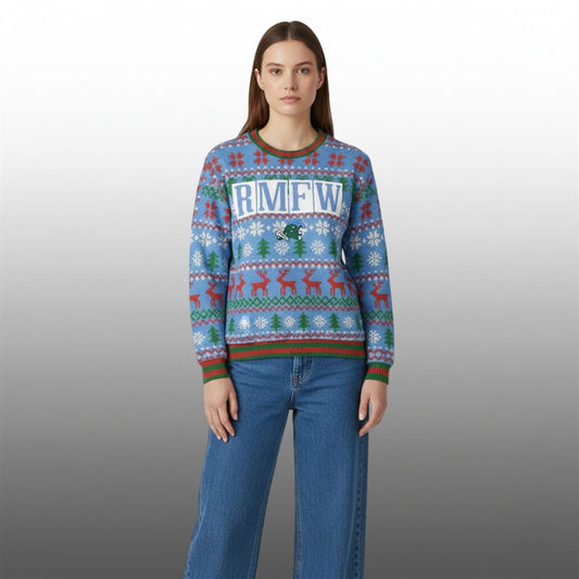 Tulane Coach Jon Sumrall RMFW Ugly Sweater - Moonbestprint