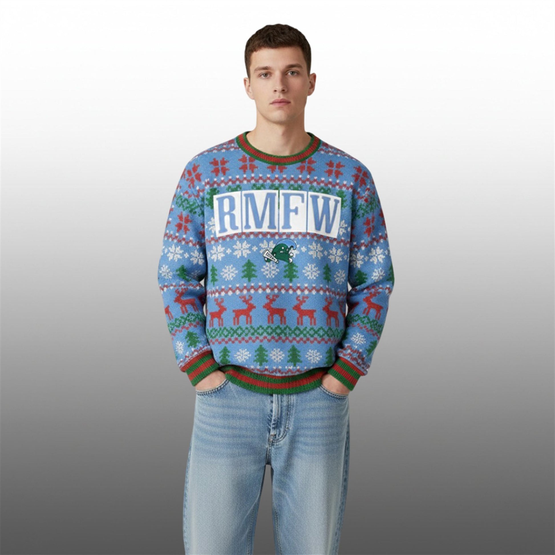 Tulane Coach Jon Sumrall RMFW Ugly Sweater - Moonbestprint