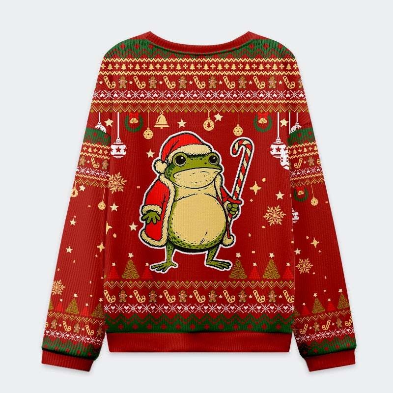 Twas The Cookies Frog Ugly Christmas Sweater – Moonbestprint