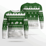 Twin Peaks Damn Good Holiday Ugly Christmas Sweater 2025 Green – Moonbestprint