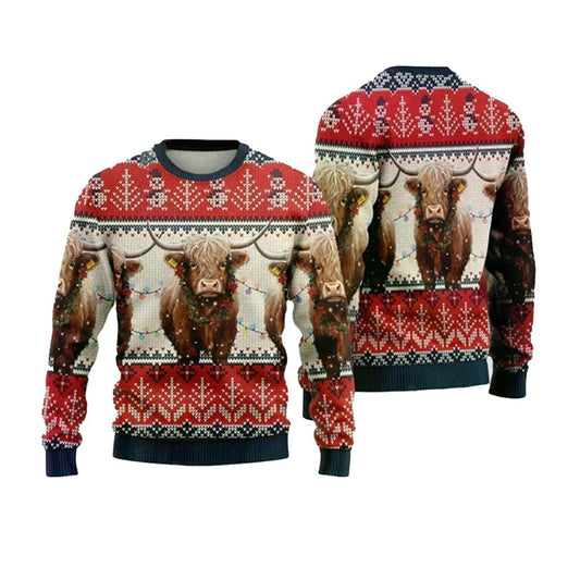 Tx Longhorns Ugly Christmas Sweater - Moonbestprint