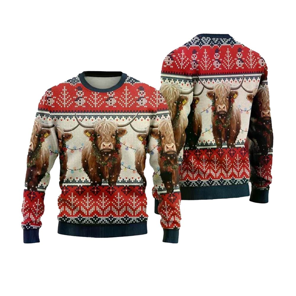 Tx Longhorns Ugly Christmas Sweater - Moonbestprint
