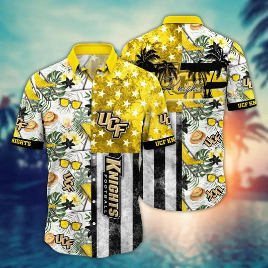 UCF Knights NCAA Flower Aloha Hawaiian Shirt 12, NCAA Hawaiian Shirt Moonbestprint