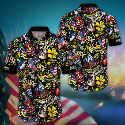 UCF Knights NCAA Flower Aloha Hawaiian Shirt 14, NCAA Hawaiian Shirt Moonbestprint