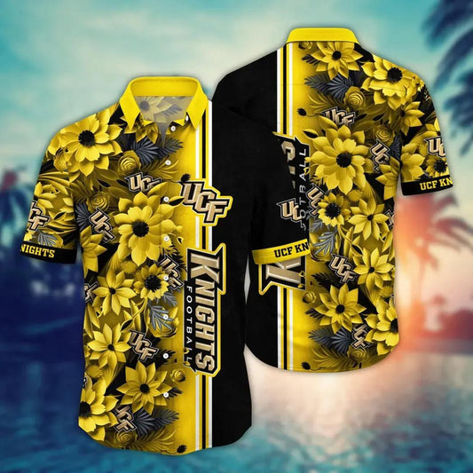 UCF Knights NCAA Flower Aloha Hawaiian Shirt 4, NCAA Hawaiian Shirt Moonbestprint