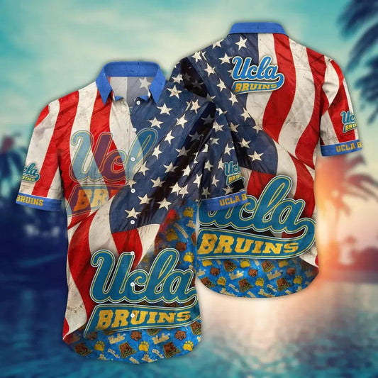 UCLA Bruins NCAA Flower Aloha Hawaiian Shirt 11, NCAA Hawaiian Shirt Moonbestprint