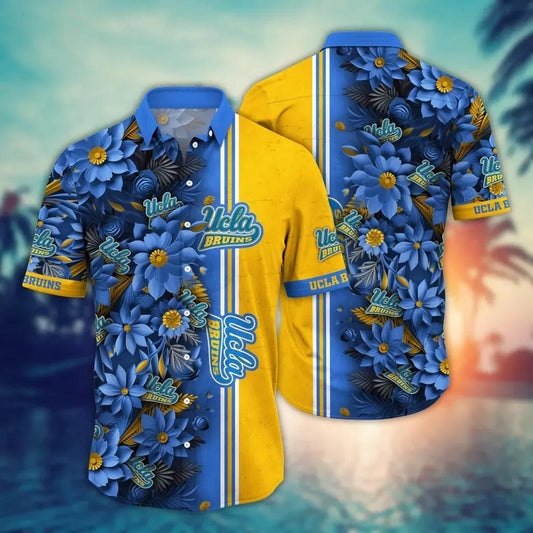 UCLA Bruins NCAA Flower Aloha Hawaiian Shirt 3, NCAA Hawaiian Shirt Moonbestprint