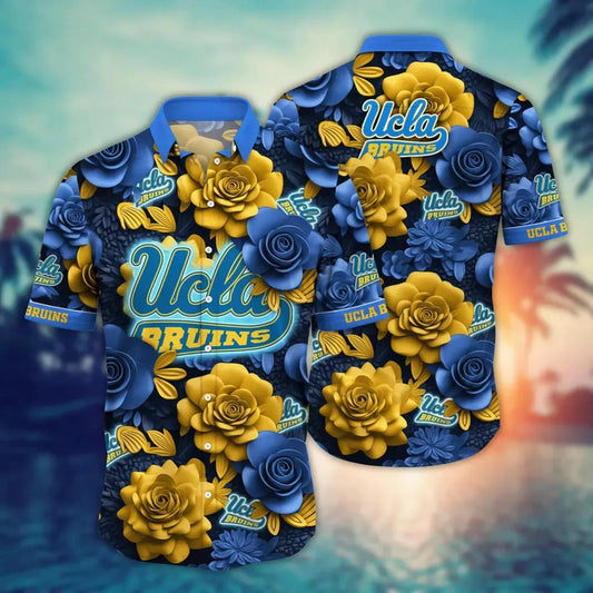 UCLA Bruins NCAA Flower Aloha Hawaiian Shirt 7, NCAA Hawaiian Shirt Moonbestprint