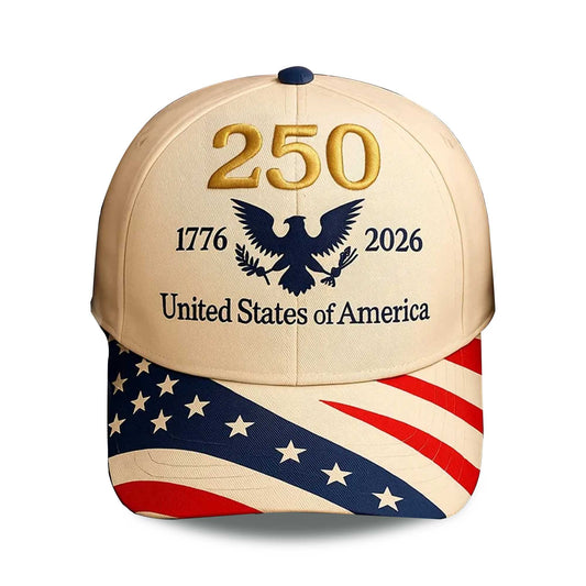 US 250th United States of America 1776 - 2026 Hat -Moonbestprint