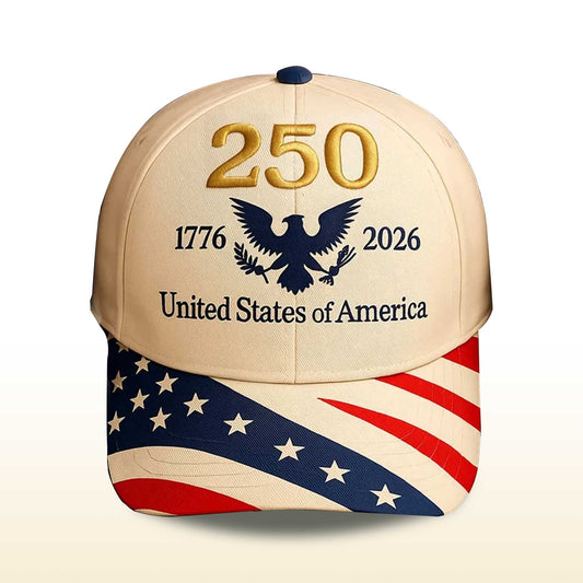 US 250th United States of America 1776 - 2026 Hat -Moonbestprint