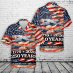 US Air Force America 250 1776-2026 Patriotic Hawaiian Shirt – Moonbestprint