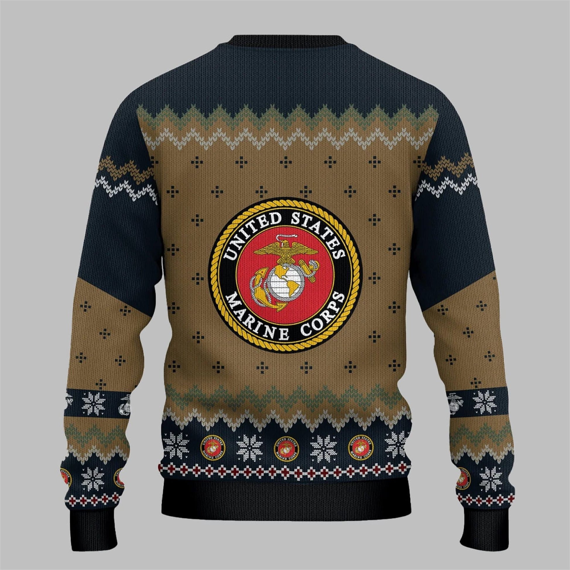 US Marine Veteran Ugly Sweater 2026 Christmas - Moonbestprint