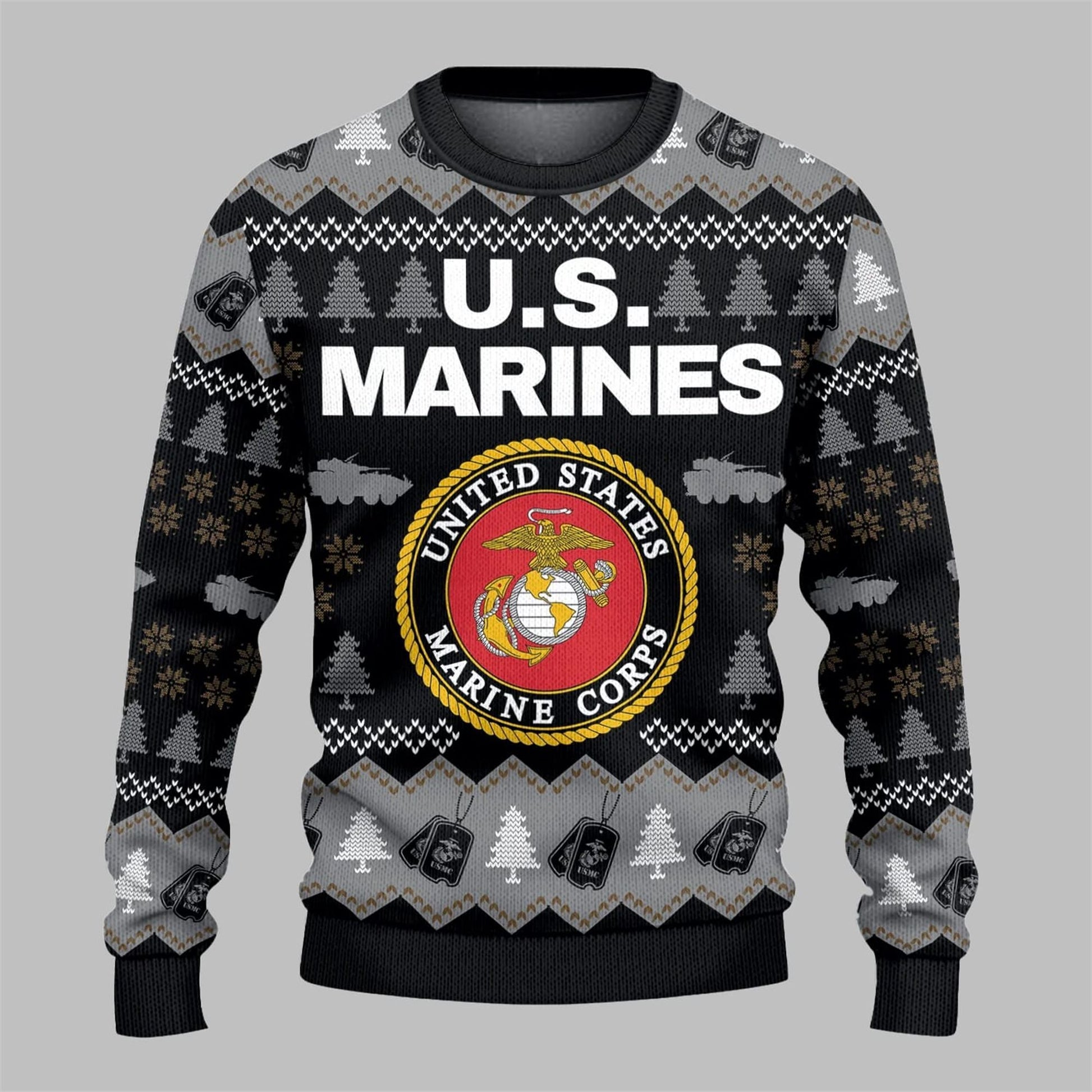 US Marines Ugly Sweater 2026 Christmas - Moonbestprint