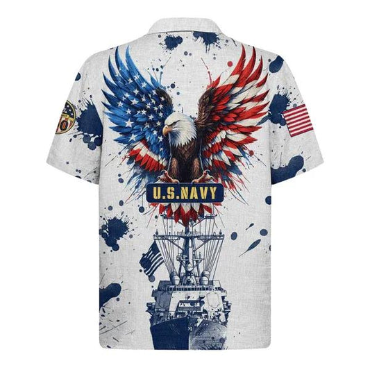 US Navy 250th Years Of Service Hawaiian Shirt, 250th Anniversary Shirt, 250th Anniversary Gift Moonbestprint