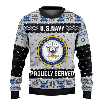 US Navy 250th Years USA Ugly Christmas Sweater – Moonbestprint
