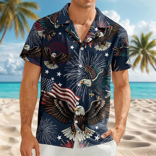 USA 250th Anniversary Eagle 1776-2026 Hawaii Shirt, 250th Anniversary Gift Moonbestprint