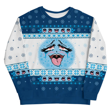 Ugly Ahegao Christmas Sweater 2025 – Moonbestprint