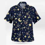 Umbreon Pokemon Hawaiian Shirt Black Aloha Vibes Button-Up – Moonbestprint