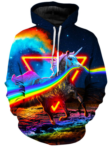 Rainbow Unicorn Unisex Hoodie -Moonbestprint