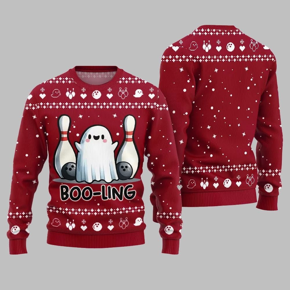 Unique Bowling Halloween Ugly Sweater Christmas 2026 - Moonbestprint
