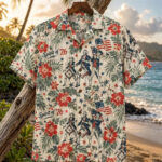 Unisex 250 Years of America Patriotic 4th of July Hawaiian Shirt for Patriotic Americans – Moonbestprint