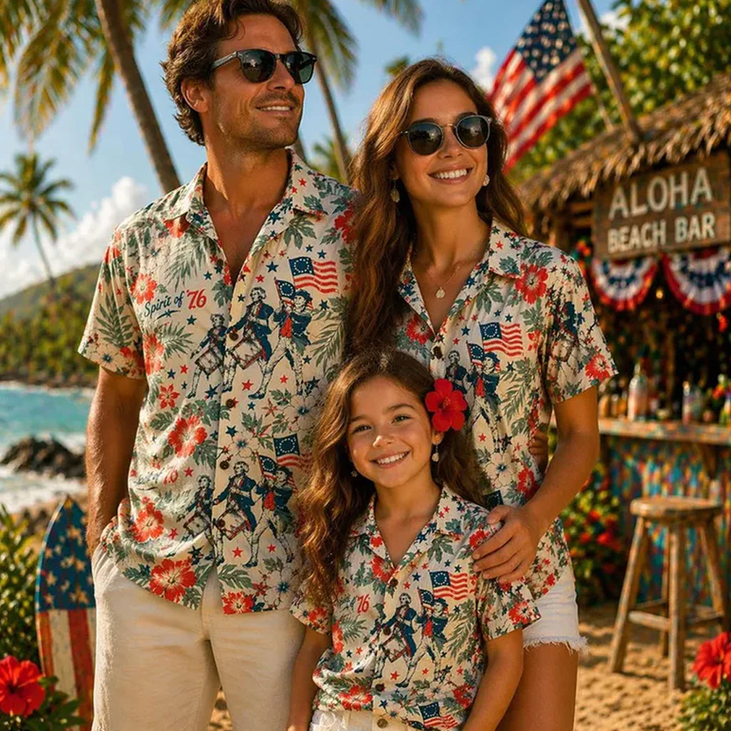 Unisex 250 Years of America Patriotic 4th of July Hawaiian Shirt for Patriotic Americans – Moonbestprint