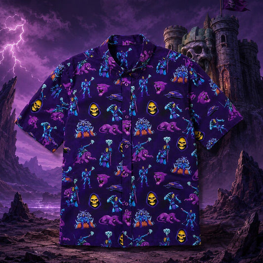 Unisex Brandon Walker Masters Of The Universe Purrr-fectly Evil Graphic Hawaiian Shirt for Entertainment Fans – Moonbestprint